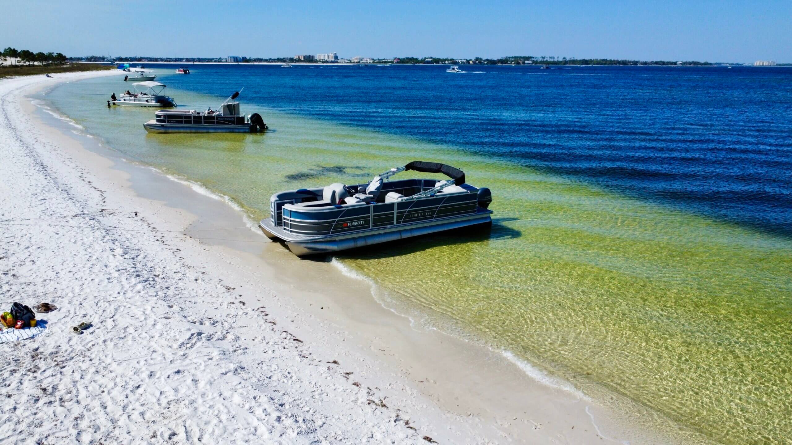 Pontoon at Shell Island